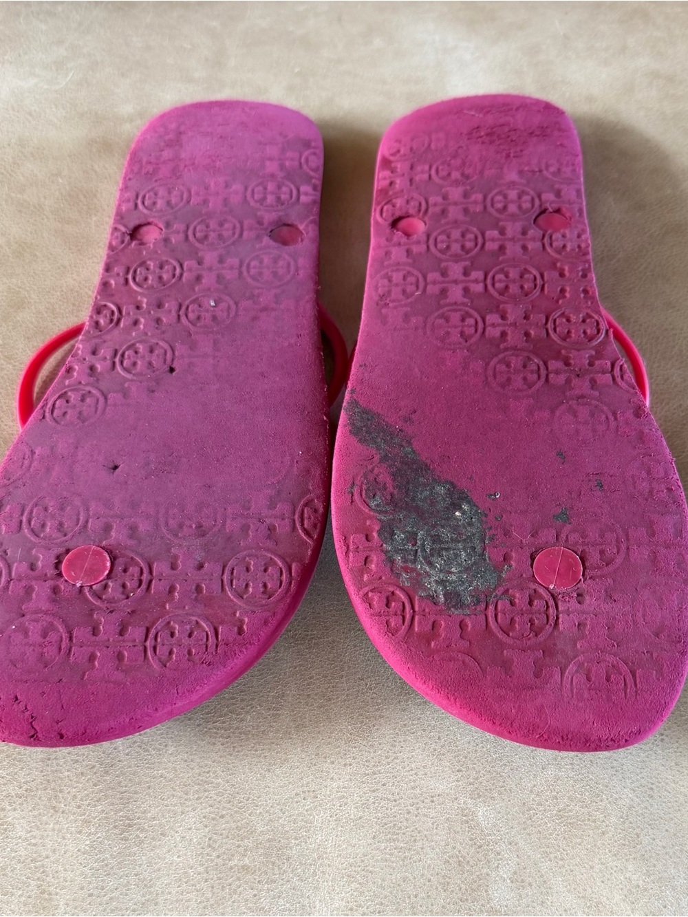 Tory Burch Pink Flip Flop Sandals women’s Size 11 - Picture 5 of 5